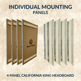 thumbnail image 6 of Barn Walls Solid Wood Headboard, California King Size Farmhouse Heritage, 6 of 9