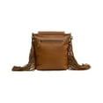 thumbnail image 3 of Myra Bag Women's Squander Hand-Tooled Crossbody Brown One Size, 3 of 6