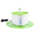 thumbnail image 2 of Fuente de agua automática para gatos, con luces LED y almohadilla, interfaz USB, bebedero para perros en forma de corazón, 2 of 8