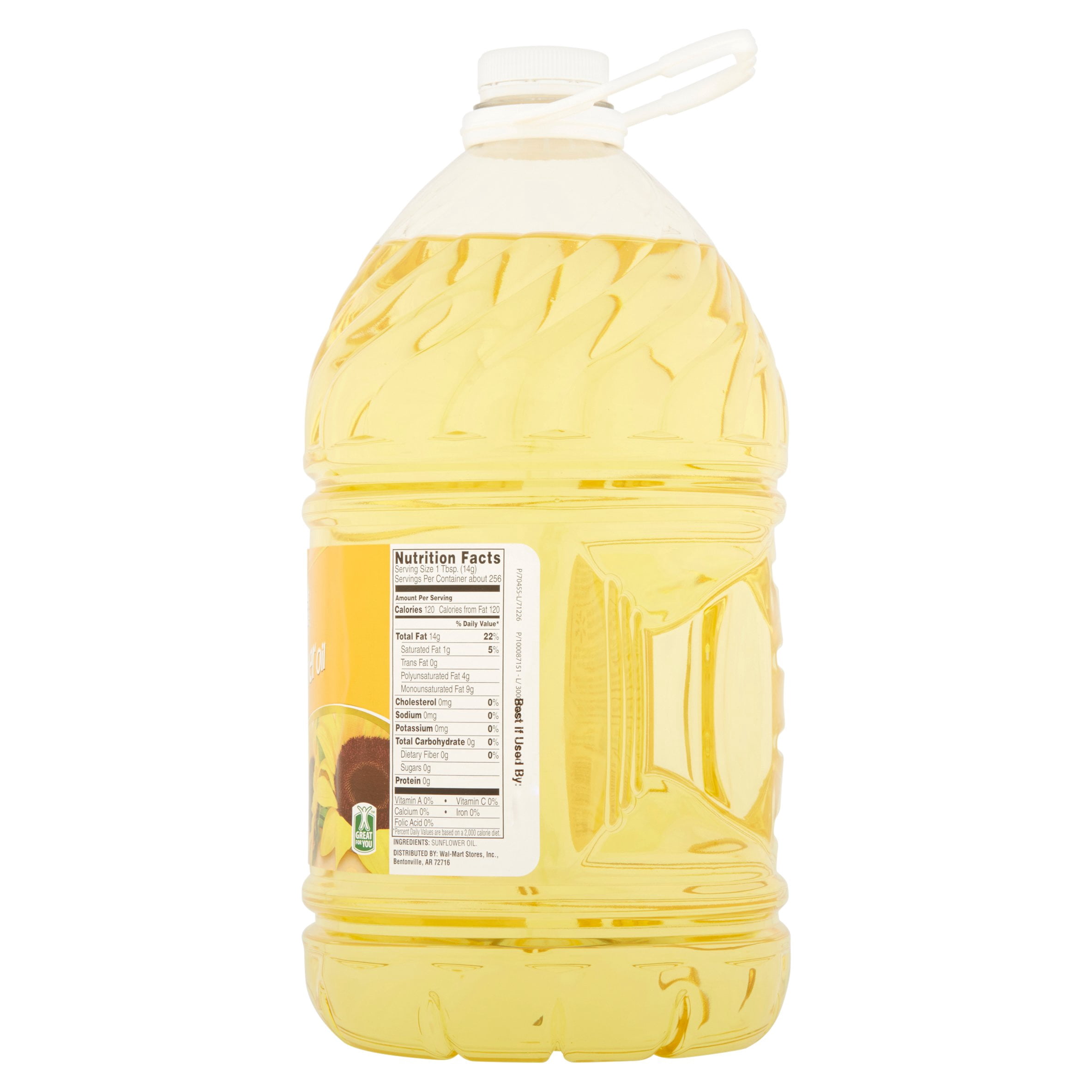 Great Value Sunflower Oil, 1 Gal