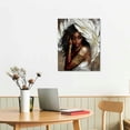 thumbnail image 3 of PIKWEEK  Angel Wall Art Canvas Black Woman with Angel Wings Painting Prints Modern African American Abstract Girl Pictures Artwork for Home Living Room Bedroom Decor, 3 of 5