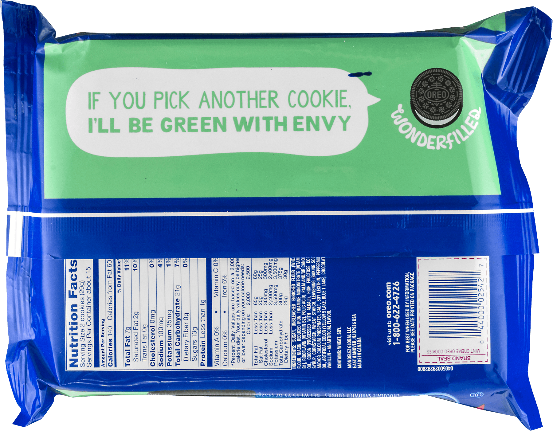 Mint Oreo Cookie Nutrition Facts Blog Dandk