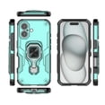 thumbnail image 3 of Designed for iPhone 16 Plus Case, Military-Grade Protection, Protective Phone Case, with 360 Metal Ring Holder Kickstand, Shockproof Bumper Hybrid Women Men Case for iPhone 16 Plus, Green, 3 of 8
