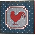 thumbnail image 1 of Red White and Blue Rooster X by Jennifer Pugh, Canvas Wall Art, 1 of 1