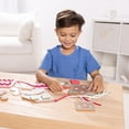 thumbnail image 6 of Melissa & Doug Pink Wooden Gingerbread House Reusable, Mess-Free Play Set Activity for Boys and Girls, 6 of 10