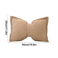 thumbnail image 2 of LEHOZIHEQ Bow Throw Pillow, Decorative Solid Color Cute Small Lumbar Cushion, for Living Room Couch Bed Sofa Car Decoration, 2 of 2