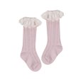 thumbnail image 1 of SAYOO Calcetines de encaje de princesa para niños y niñas, calcetines de algodón finos y dulces calados de color sólido para 1-5 años SAYOO  casual, 1 of 9