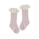 thumbnail image 1 of SAYOO Calcetines de encaje de princesa para niños y niñas, calcetines de algodón finos y dulces calados de color sólido para 1-5 años SAYOO casual, 1 of 9