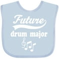 thumbnail image 3 of Inktastic Future Drum Major Music Shirt Boys or Girls Baby Bib, 3 of 4