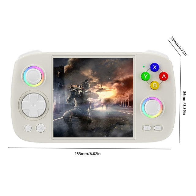 Reproductor de vídeo con pantalla IPS de 395 pulgadas Joystick Hall para PSP PS2 regalo para niños y adultos