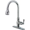 thumbnail image 1 of Ultra Faucets UF14100 Robinet de Cuisine à Poignée Unique Chromé 15.8 x 9.5 Po avec Pulvérisateur Rétractable, 1 of 1