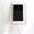 thumbnail image 2 of Wall Mounted Acrylic Phone Holer Remote Control Holder Media Storage Organizer Box, 1 Case, 2 of 6