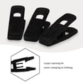 thumbnail image 3 of Clips Para Perchas De Terciopelo Tinfol, Paquete De 24 Clips Negros Para Perchas Para Pantalones, Clips Flocados Para Dedos Fuertes, Perfectos Para Usar Con Perchas De Terciopelo Delgadas Para Ropa, 3 of 5