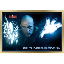 DC Comics Movie - Shazam - Dr. Sivana Wall Poster, 14.725" x 22.375", Framed