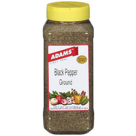 Adams Ground Black Pepper, 16 oz