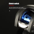 thumbnail image 4 of Sywqhk 7.2/1 Carrete de pesca Baitcasting de bajo perfil Carrete de pesca antienredos (B) Sywqhk Alta Calidad, 4 of 9