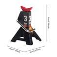 thumbnail image 3 of Estbridge  2 PCS Jack Stands  3 Ton Car Jack Stands Double Locking  Adjustable Height  for 1/10 RC Crawler Car (Red), 3 of 9