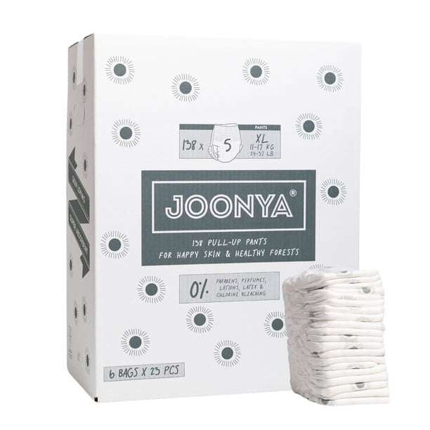 Pañales para bebés Joonya Jol-up, talla 5 XL (11-17 kg), 6 x 23