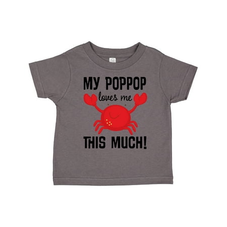 

Inktastic My PopPop Loves Me Gift Toddler Boy or Toddler Girl T-Shirt