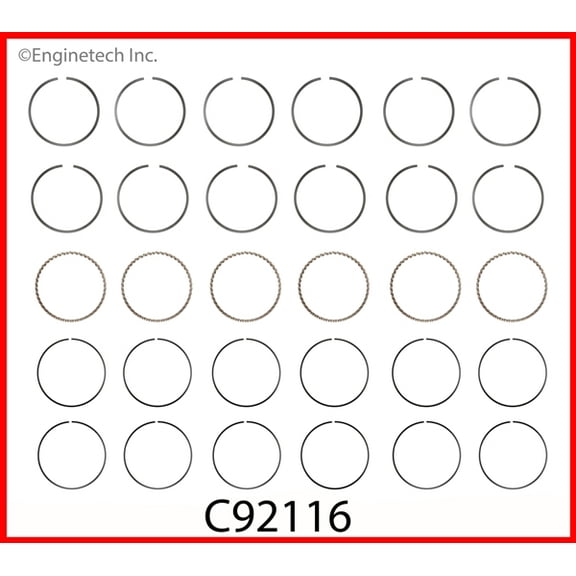 RINGS GM CHEV 3.4L 207