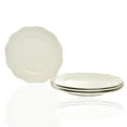 thumbnail image 1 of EX900-401 Vanille Rouge Assiettes de Souper Country Villa de 11,5 Po, Ivoire - Ensemble de 4, 1 of 1