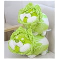 thumbnail image 4 of Vegetal Animal Dibujos animados Muñeca Lanzar Cojín Adorable Col Elástico Toy Relleno Hotel Baby Shower Cumpleaños Navidad Vogacara FN000864-00, 4 of 7