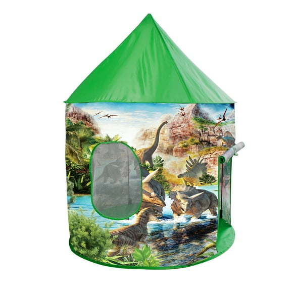 JZCHUNTOY Dinosaur Kids Play Tent - Ideal Gifts for Boys and Girls Aged 1 - 6  Years Old - Indoor and Outdoor Instant Playhouse