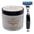 thumbnail image 1 of The Shaving Co Kit Rastrillo Negro Y Crema De Afeitar Coco amarillo 1, 1 of 10