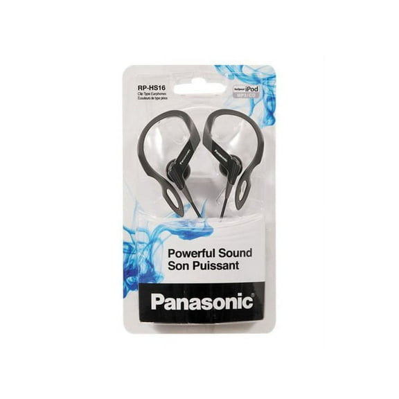 Panasonic RP-HS16-K - Headphones - over-the-ear mount - wired - 3.5 mm jack - black