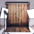 thumbnail image 2 of ABPHOTO Polyester 5x7ft Wooden Wall Wooden Floor Backdrop Background Ideal for Baby, Newborn, Personal Photo and Product Photography, 2 of 3