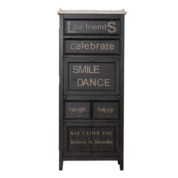Multi Functional Storage Cabinet In Distressed Black Com Multi Functional Storage Cabinet In, Distressed Storage Cabinet