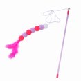 thumbnail image 3 of Model,Set Caterpillar Ball Rod Feather Head - Rod 14pcs Caterpillar Feather Stick Endless Rod Cat Hair Ball Head Hair Cat Stick Toy Set Rod - Cat Stick With - Hair Model Cat Set With Caterpillar, 3 of 7