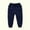 Navy, variant on BLTIBY 12 Months-10 Years Toddler Boy Girl Casual Pants Baby Summer Autumn Comfy Elastic Waist Cotton Basic Plain Leggings Soft Bloomers Pants Solid Color Sports Trousers Black 5-6 Years