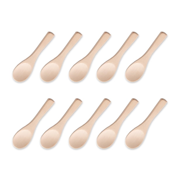 Bewildely Paquete de 10 cucharas de pequeñas, utensilios de comedor para niños, cucharadita de miel, condimentos de cocina para condimentos de Mostrada tipo 3 Bewildely HA059797-03B