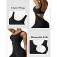 thumbnail image 4 of Flare Jumpsuits for Women Sexy Backless Tank Top Bodycon Romper Wide Leg Full Length Pants Unitard Sportsuit, 4 of 6