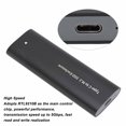 thumbnail image 3 of Hard Drive Enclosure, High Speed Stable SSD External Enclosure Aluminum Alloy Shell Fast Heat Dissipation USB C Tool Free  for 2242 SSD for 2260 SSD, 3 of 8