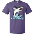 thumbnail image 3 of Inktastic Great White Shark Jumping T-Shirt, 3 of 5