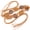 Brown, variant on Belts for Women Stretch Waist Wax Rope Hand Woven Skinny Adjustable,White