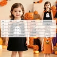 thumbnail image 5 of JFOPQVSM Girls Comfortable and Breathable Halloween Dress Cute Cartoon Embroidery Sleeveless Dress, 5 of 6
