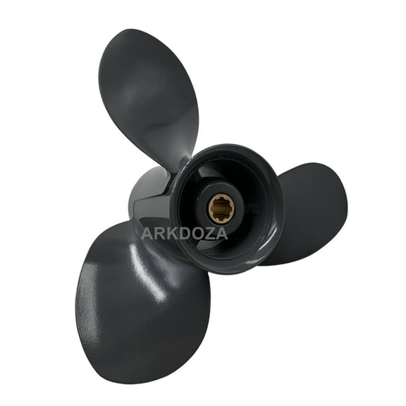 Boat Propeller 9 1/4x12 for Honda Outboard 20HP Aluminum 8 Tooth OEM NO:58130-ZV7-000ZA 9.25x12