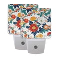 thumbnail image 6 of Yayeee LED Plug in Night Light for The Home with Auto Dusk to Dawn Light Sensors, 2 Pack, Colorful Flowers Pattern, 6 of 6