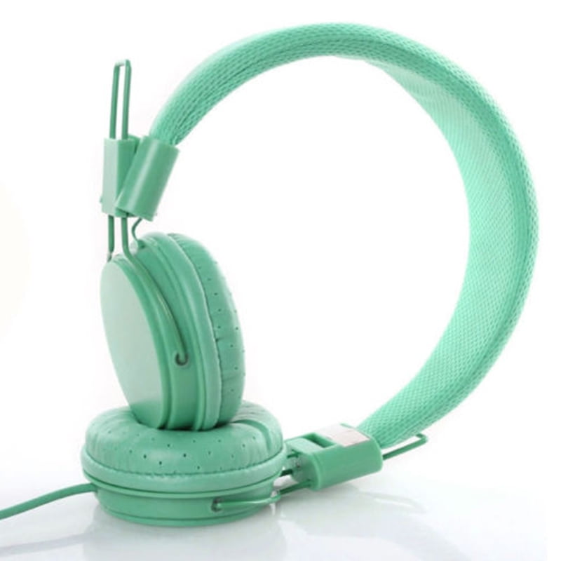 Kids Wired Ear Headphones Stylish Headband Earphones for iPad Tablet