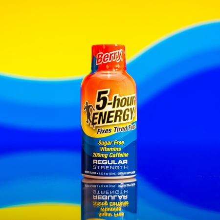 5-hour Energy Shot, Regular Strength, Berry, 6 Count