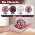thumbnail image 2 of 6 Pcs Decorative Glass Balls, 2.5 Inch Mosaic Orbs for Centerpieces, Mixed Color Table Spheres for Home Decor, Vase Fillers, and Wedding Bowl Decorations, 2 of 4