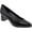 Black, variant on Womens Black Snake Print Cushioned Kari Pointed Toe Block Heel Slip On Leather Dress Pumps Shoes 6 M