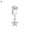 8, variant on Fake Belly Button Ring Fake Body Piercing Clip On Navel Cartilage Earring Clip-3