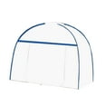 thumbnail image 4 of Red de cama para niños, apta para camas de 1,2 m, instalación rápida, con dosel de alambre de acero extraíble, ideal para cunas de bebé, tiendas de, 4 of 8