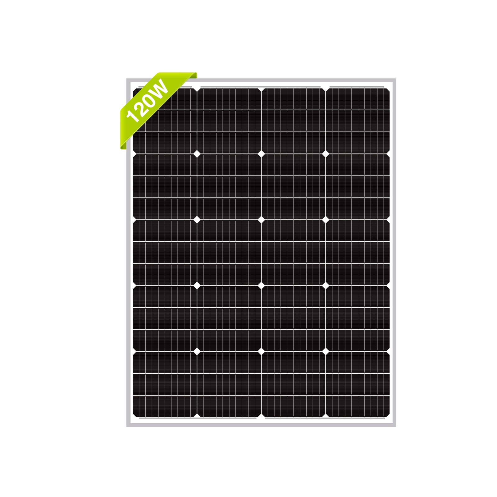 Newpowa 9BB 120W 24V Monocrystalline Solar Panel Designed for 24V Charge System Off Grid