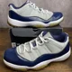 thumbnail image 2 of Ni - ke Air Jordan 11 Retro Low Georgetown Size 10 528895-007 Navy Blue Men’s Sneakers, 2 of 5
