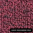 thumbnail image 7 of Custom Size Anti-Slip Machine Washable Loop Pile Burgundy Runner Rugs ( 9' x 26"), 7 of 7